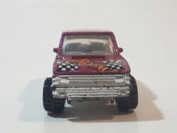 1997 Hot Wheels Biff! Bamm! Boom! Range Rover Dark Magenta Pink Die Cast Toy Car Vehicle