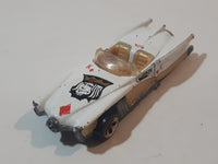 1997 Hot Wheels Dealer's Choice Street Beast White and Gold Die Cast Toy Car Vehicle