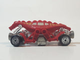 1986 Hot Wheels Speed Demons Double Demon Dinosaur Red Die Cast Toy Car Vehicle