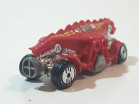 1986 Hot Wheels Speed Demons Double Demon Dinosaur Red Die Cast Toy Car Vehicle