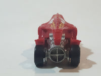 1986 Hot Wheels Speed Demons Double Demon Dinosaur Red Die Cast Toy Car Vehicle