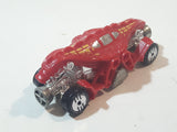 1986 Hot Wheels Speed Demons Double Demon Dinosaur Red Die Cast Toy Car Vehicle