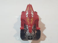 1986 Hot Wheels Speed Demons Double Demon Dinosaur Red Die Cast Toy Car Vehicle