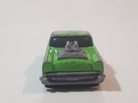 1993 McDonald's Hot Wheels Tattoo Machine Alligator '57 Chevy Lime Green Die Cast Toy Muscle Car Vehicle