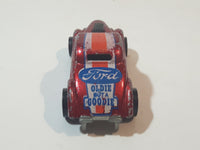 1983 Hot Wheels Neet Streeter Metallic Dark Red Die Cast Toy Car Vehicle