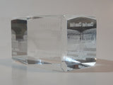 Rare 1997-2005 Chase Field Bank One Ballpark Laser Engraved Glass Paperweight