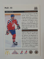 1992-93 Upper Deck McDonald's All Stars NHL Ice Hockey Trading Cards (Individual)