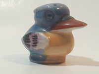 Antique Japan Mid Century Blue and Peach Luster Duck Ceramic Salt or Pepper Shaker (Single)