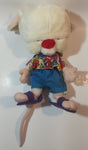 1997 Play By Play Warner Bros. Pinky and the Brain The Brain 14" Tall Toy Stuffed Plush Character