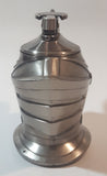 Vintage Medieval Knight Helmet Shaped Heavy Metal Table Top Gas Lighter with Inner Storage