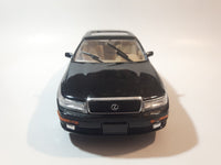 Yatming Road Tough No. 92038 1989 Lexus LS 400 1/18 Scale Black Die Cast Toy Car Vehicle