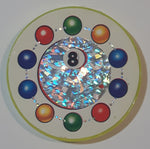 Pool Billiards Snooker 8 Ball Yellow Plastic Caps Pog Slammer