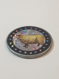 White Sheeps Surrounded By Stars Heavy Metal Caps Pog Slammer