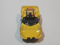 2002 Hot Wheels Insectiride Chaparral 2 Yellow Die Cast Toy Car Vehicle