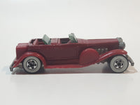 1986 Hot Wheels '31 Doozie Maroon Red Die Cast Toy Car Vehicle WW Malaysia