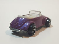 2007 Hot Wheels Mystery Cars Volkswagen Beetle Convertible Metalflake Pink Die Cast Toy Car Vehicle