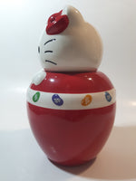 2010 Sanrio Hello Kitty Jelly Belly 7 1/4" Tall Ceramic Candy Jar