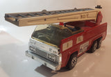 Vintage Tonka No. 2 Ladder Fire Truck Red 24" Long Pressed Steel Toy Car Vehicle