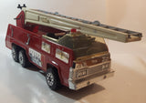 Vintage Tonka No. 2 Ladder Fire Truck Red 24" Long Pressed Steel Toy Car Vehicle