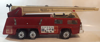 Vintage Tonka No. 2 Ladder Fire Truck Red 24" Long Pressed Steel Toy Car Vehicle