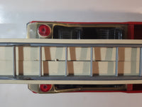 Vintage Tonka No. 2 Ladder Fire Truck Red 24" Long Pressed Steel Toy Car Vehicle