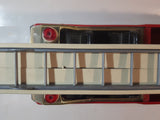 Vintage Tonka No. 2 Ladder Fire Truck Red 24" Long Pressed Steel Toy Car Vehicle