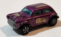 Vintage Corgi Juniors Whizzwheels B.V.R.T. Vita-Min 1300 Mini Cooper S Purple Die Cast Toy Car Vehicle