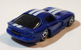 2019 Maisto Fresh Metal 1996 Dodge Viper GTS Blue with White Stripes Die Cast Toy Car Vehicle