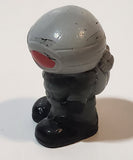 2017 DC Comics Ooshies Aquaman Black Manta 1 5/8" Tall Rubber Pencil Topper Toy Figure