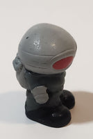 2017 DC Comics Ooshies Aquaman Black Manta 1 5/8" Tall Rubber Pencil Topper Toy Figure