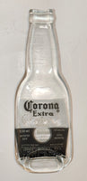 Corona Extra 9 3/4" Flat Melted Clear Glass Beer Bottle Spoon Rest