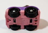 2013 Fisher Price Little People Wheelies Girl in Purple and Pink Car Plastic Toy Vehicle