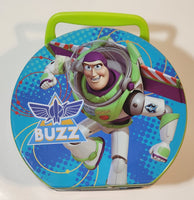 2014 Disney Pixar Toy Story Buzz Lightyear Small Tin Metal Lunch Box Container