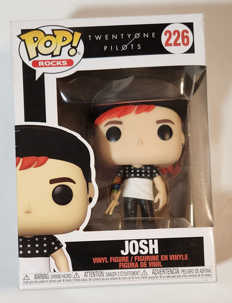 2021 Funko Pop! Rocks #226 Twenty One Pilots Josh Toy Vinyl Figure New in Box