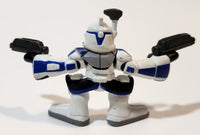 2009 Hasbro LFL Star Wars Galactic Heroes Blue Clone Trooper 2 1/4" Tall Toy Figure