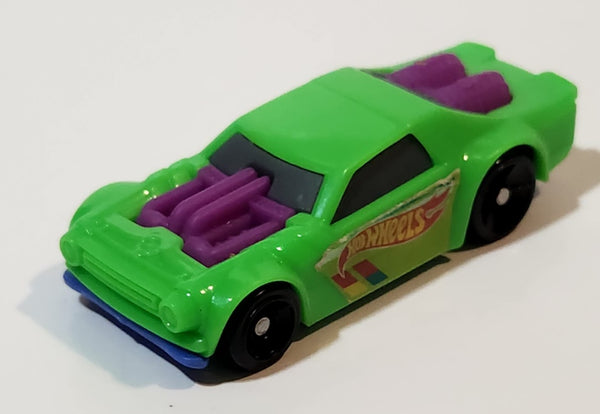 2022 Burger King Hot Wheels Green Plastic Die Cast Toy Car Vehicle