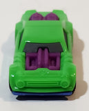 2022 Burger King Hot Wheels Green Plastic Die Cast Toy Car Vehicle