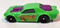 2022 Burger King Hot Wheels Green Plastic Die Cast Toy Car Vehicle