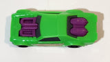 2022 Burger King Hot Wheels Green Plastic Die Cast Toy Car Vehicle