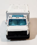 1989 Hot Wheels Workhorses American Ambulance White Die Cast Toy Car Emergency Paramedics Rescue Vehicle with Opening Rear Doors