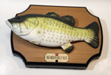 1999 Gemmy Big Mouth Billy Bass Singing Moving Fish On Plaque- Needs Repair Not Working