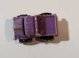 1987 Road Champs Truck Purple Micro Mini Die Cast Toy Car Vehicle