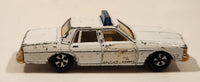 Vintage Warner Bro. ERTL Dukes of Hazzard 1980 Pontiac Bonneville Sheriff Police Cop White Die Cast Toy Car Vehicle