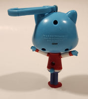 2018 McDonald's TBS Europe The Amazing World of Gumball 4" Tall Watterson Gumball Blue Cat Character Plastic Toy Figure with Clip