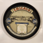 1987 Chicago International Beverage Industry Exposition 150th Anniversary Metal Beverage Serving Tray