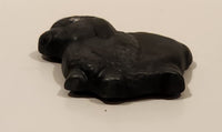 Black Lamb Sheep Ceramic Fridge Magnet