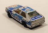 Yatming Audi Quattro No Kiss! #35 Racing Sport Super Speed White Die Cast Toy Car Vehicle