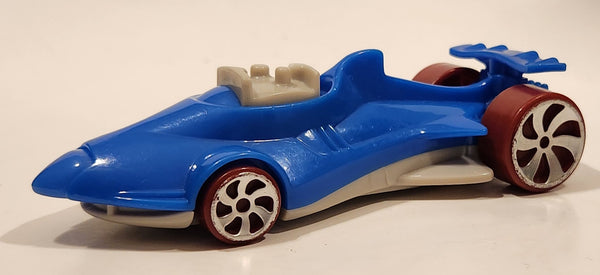 2010 McDonald's Hot Wheels "Battle Force 5" Series Water Slaughter Sever Blue Plastic Die Cast Toy Car Vehicle