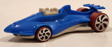 2010 McDonald's Hot Wheels "Battle Force 5" Series Water Slaughter Sever Blue Plastic Die Cast Toy Car Vehicle