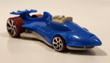 2010 McDonald's Hot Wheels "Battle Force 5" Series Water Slaughter Sever Blue Plastic Die Cast Toy Car Vehicle